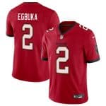 Tampa Bay Buccaneers #2 Emeka Egbuka Red 2025 Draft Vapor Limited Football Stitched Jersey