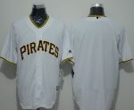 Pirates Blank White New Cool Base Stitched Jersey