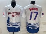 Dominican Republic #17 Jos¨¦ Berr¨ªos 2023 White World Classic Stitched Jersey