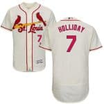 Cardinals #7 Matt Holliday Cream Flexbase Authentic Collection Stitched Jersey
