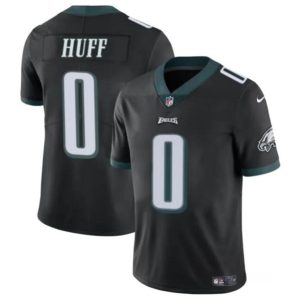 Philadelphia Eagles #0 Bryce Huff Black Vapor Untouchable Limited Stitched Jersey