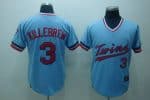 Mitchelland Ness Twins #3 Harmon Killebrew Stitched Light Blue Throwback Jersey