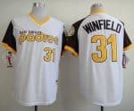 Padres #31 Dave Winfield White 1978 Turn Back The Clock Stitched Jersey