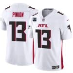 Atlanta Falcons #13 Bradley Pinion White 2025 F.U.S.E With 1-Star C Patch Vapor Untouchable Limited Stitched Jersey