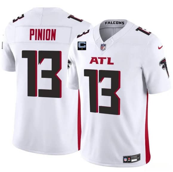 Atlanta Falcons #13 Bradley Pinion White 2025 F.U.S.E With 1-Star C Patch Vapor Untouchable Limited Stitched Jersey