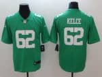 Philadelphia Eagles #62 Jason Kelce Green Throwback Vapor Untouchable Limited Stitched Jersey