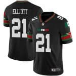 Dallas Cowboys #21 Ezekiel Elliott Black Mexico Vapor Limited Stitched Jersey