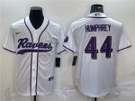 Baltimore Ravens #44 Marlon Humphrey White With Patch Cool Base Stitched Jersey