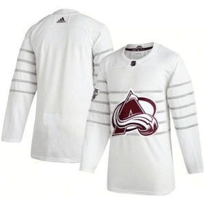 Colorado Avalanche Blank White All Star Stitched Jersey