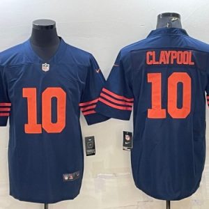 Chicago Bears #10 Chase Claypool Navy Color Rush Limited Stitched Jersey