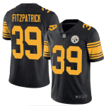 Pittsburgh Steelers #39 Minkah Fitzpatrick Black Color Rush Limited Stitched Jersey