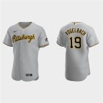 Pittsburgh Pirates #19 Daniel Vogelbach Gray Flex Base Stitched Jersey
