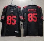 San Francisco 49ers #85 George Kittle Black 2023 F.U.S.E. Vapor Untouchable Limited Stitched Jersey