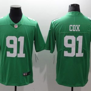 Philadelphia Eagles #91 Fletcher Cox Green Throwback Vapor Untouchable Limited Stitched Jersey