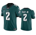 Philadelphia Eagles #2 Darius Slay JR Green 2023 F.U.S.E. With 2-Star C Patch Vapor Untouchable Limited Stitched Jersey