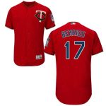 Twins #17 Jose Berrios Red Flexbase Authentic Collection Stitched Jersey