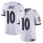 Baltimore Ravens #10 Emory Jones White Vapor Limited Jersey