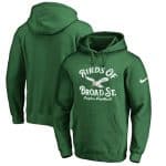 Philadelphia Eagles Green Sideline Club Pullover Hoodie