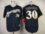 Brewers #30 Tyler Thornburg Blue Cool Base Stitched Jersey