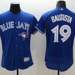 Blue Jays #19 Jose Bautista Blue Flexbase Authentic Collection Stitched Jersey