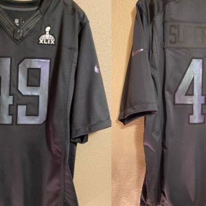 Super Bowl 49 Black Limited Edition NWT Jersey Mens S Football