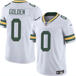 Green Bay Packers #0 Matthew Golden White 2025 Vapor Untouchable Limited Football Stitched Jersey