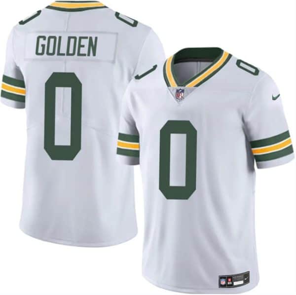 Green Bay Packers #0 Matthew Golden White 2025 Vapor Untouchable Limited Football Stitched Jersey