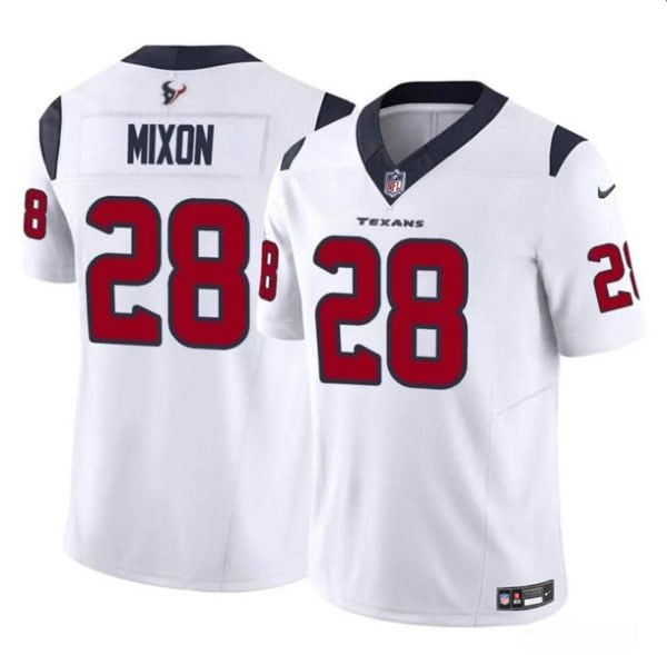 Houston Texans #28 Joe Mixon White 2024 F.U.S.E. Vapor Untouchable Stitched Jersey