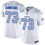Buffalo Bills #73 Dion Dawkins White 2025 F.U.S.E. ¡°Rivalries¡± Vapor Limited Football Stitched Jersey