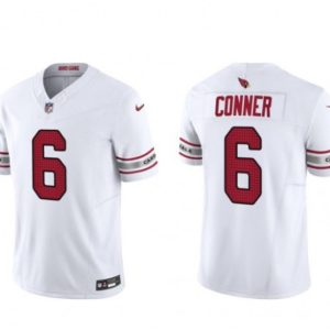 Arizona Cardinals #6 James Conner White 2023 F.U.S.E. Vapor Untouchable F.U.S.E. Limited Stitched Jersey