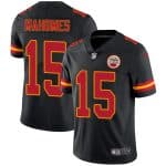 Kansas City Chiefs #15 Patrick Mahomes Black Vapor Untouchable Limited Stitched Jersey