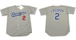 Los Angeles Dodgers #2 Tommy Lasorda Grey Stitched Jersey
