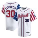 Detroit Tigers #30 Kerry Carpenter White 2025 Independence Day Vapor Premier Limited Stitched Jersey