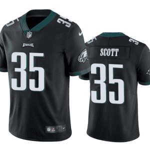 Philadelphia Eagles #35 Boston Scott Black Vapor Untouchable Limited Stitched Jersey
