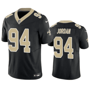 New Orleans Saints #94 Cameron Jordan Black 2023 F.U.S.E. Vapor Untouchable Limited Stitched Jersey