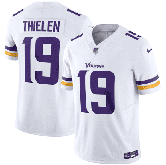 Minnesota Vikings #19 Adam Thielen White 2025 F.U.S.E. Vapor Untouchable Limited Football Stitched Jersey
