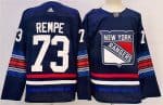 New York Rangers #73 Matt Rempe Navy Stitched Jersey
