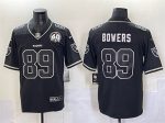 Las Vegas Raiders #89 Brock Bowers Black Shadow Vapor Limited Stitched Jersey
