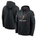Houston Texans Black 2024 Crucial Catch Club Pullover Hoodie