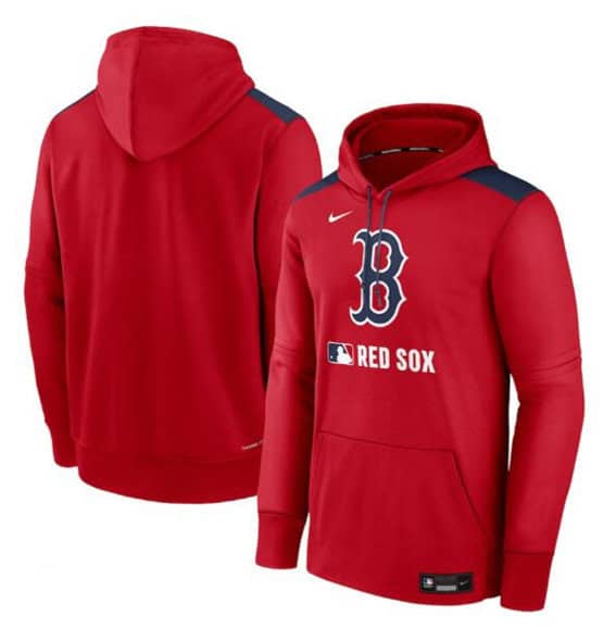 Boston Red Sox Red Collection Performance Pullover Hoodie