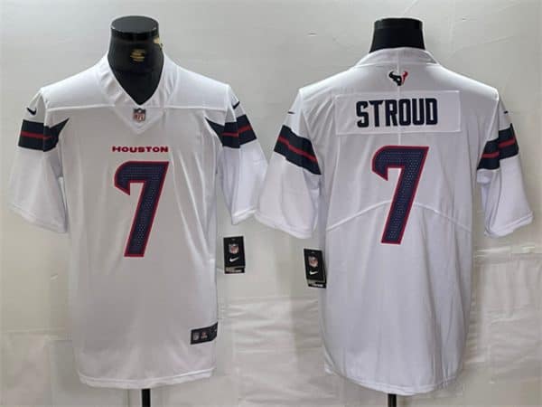 Houston Texans #7 C.J. Stroud White Vapor Untouchable Stitched Jersey