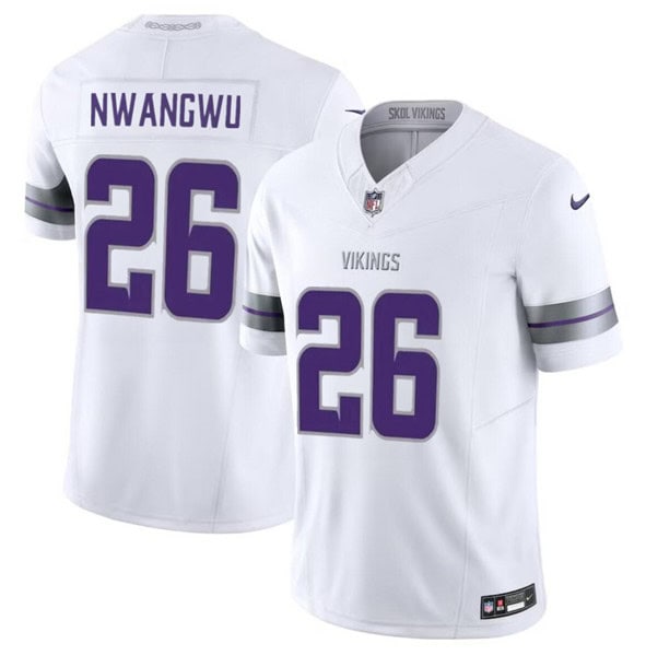Minnesota Vikings #26 Kene Nwangwu White F.U.S.E. Winter Warrior Limited Stitched Jersey