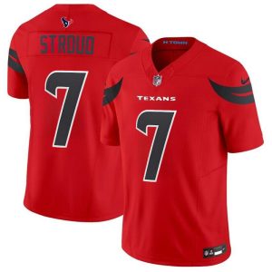 Houston Texans #7 C.J. Stroud Red 2024 Alternate F.U.S.E Vapor Stitched Jersey