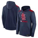St. Louis Cardinals Navy Collection Performance Pullover Hoodie