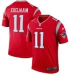 New England Patriots #11 Julian Edelman Red Inverted Legend Stitched Jersey