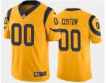 Los Angeles Rams Customized Custom Gold Limited Stitched Jersey