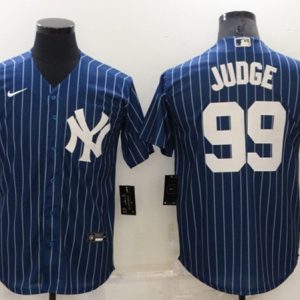 New York Yankees #99 Aaron Judge Navy Cool Base Stitched Jersey