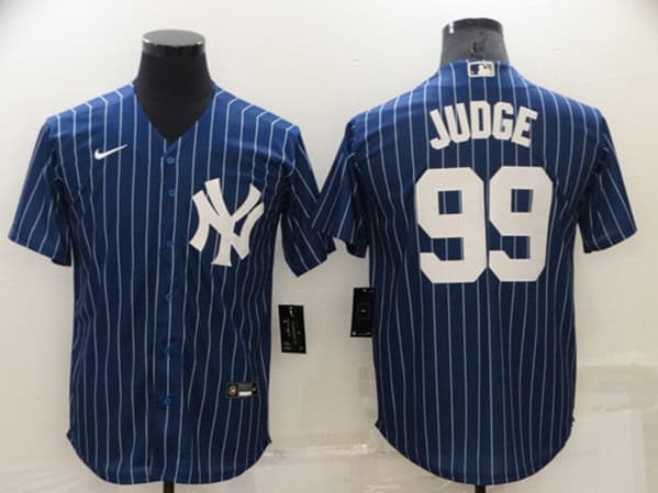 New York Yankees #99 Aaron Judge Navy Cool Base Stitched Jersey
