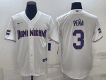 Dominican Republic #3 Jeremy PeNa 2023 White World Classic Stitched Jersey