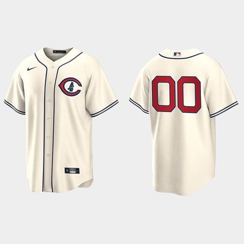 Chicago Cubs Customized Custom 2022 Cream Field Of Dreams Cool Base Stitched Baseball Jersey